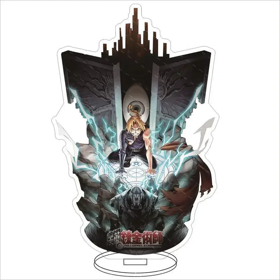 Fullmetal Alchemist Acrylic Stand — 15cm Anime Action Figure PVC Desktop Model Toy Gift