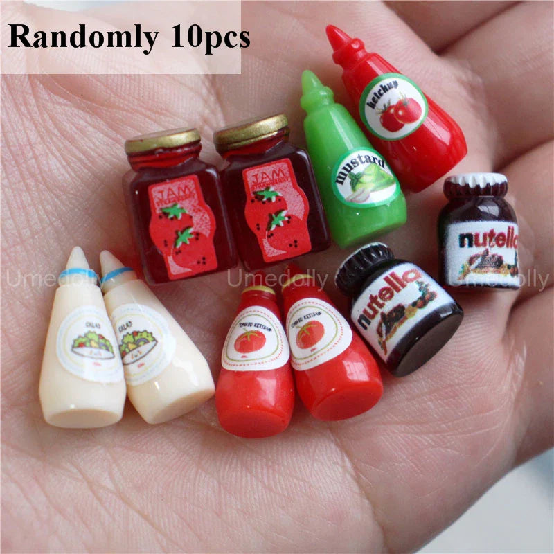 1/6 Scale Miniature Supermarket Food & Drinks – Dollhouse Store Decor Accessories for Blythe, BJD & 1/6 Dolls