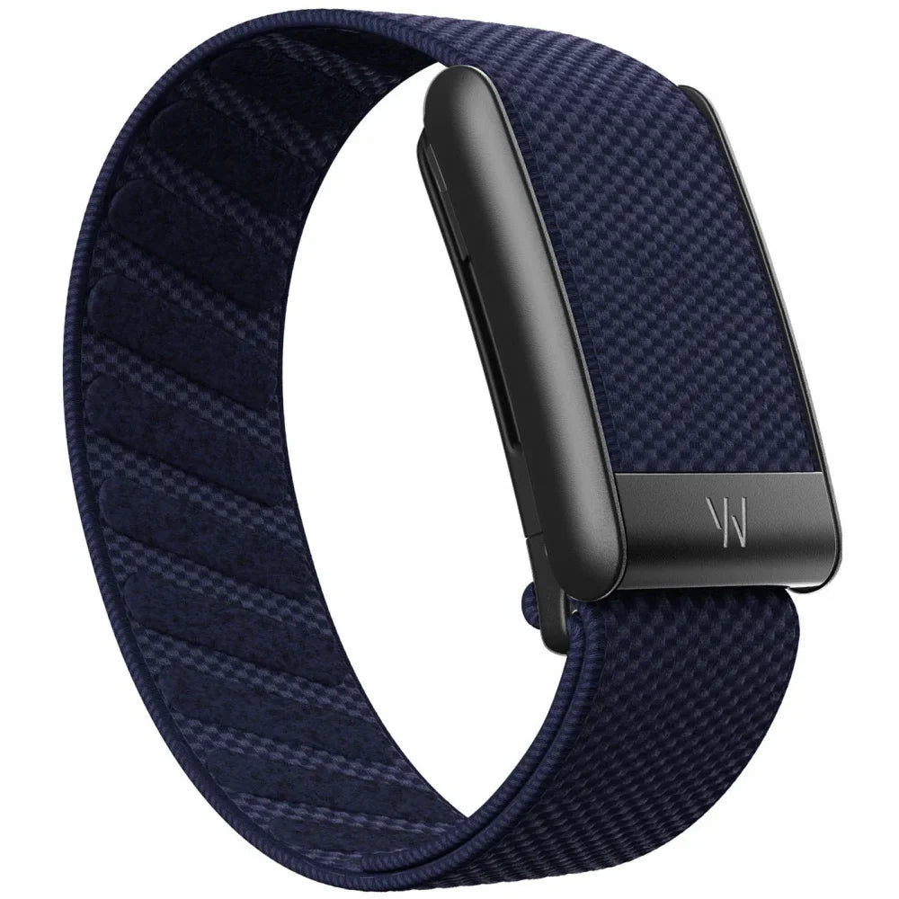 Whoop 5.0 Compatible Nylon Wristband - Black, Silver & Gold Woven Elastic Sports Replacement Strap