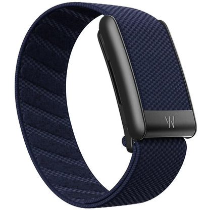 Whoop 5.0 Compatible Nylon Wristband - Black, Silver & Gold Woven Elastic Sports Replacement Strap