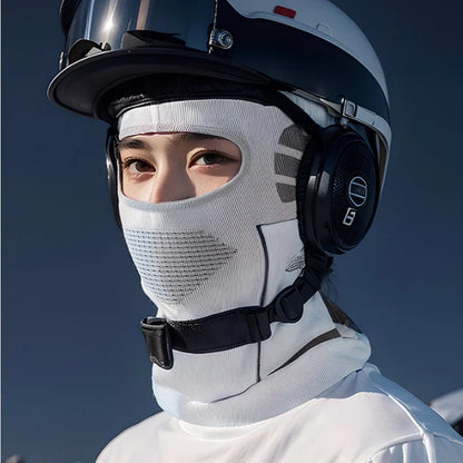 Unisex Cold-Proof Thermal Scarf & Balaclava Full Face Mask Winter Ski Hat with Neck Cover