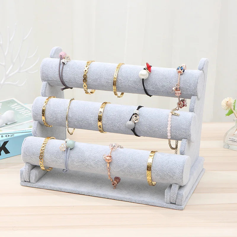 Velvet Bracelet & Watch Display Rack – Jewelry Storage & Display Props
