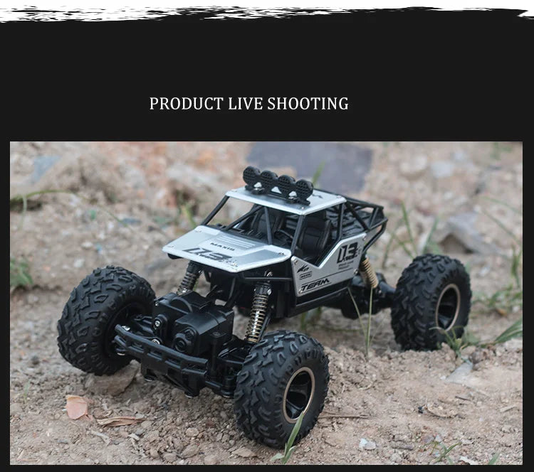 1:12 RC Off-Road 4WD Monster Truck – High-Speed 20Km/h All-Terrain Remote Control Car for Adults & Beginners
