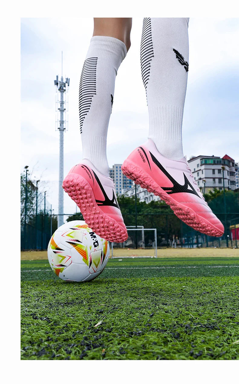 Men’s Football Soccer Cleats – Studded Indoor/Outdoor TF & FG Training Shoes