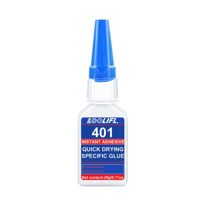Upgraded 401 Super Cyanoacrylate Glue – Instant 5-Second Drying, Waterproof & Versatile Strong Adhesive