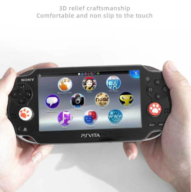 4pcs Silicone Thumb Stick Grip Caps for PS Vita | Joystick Protector for PSV 1000/2000