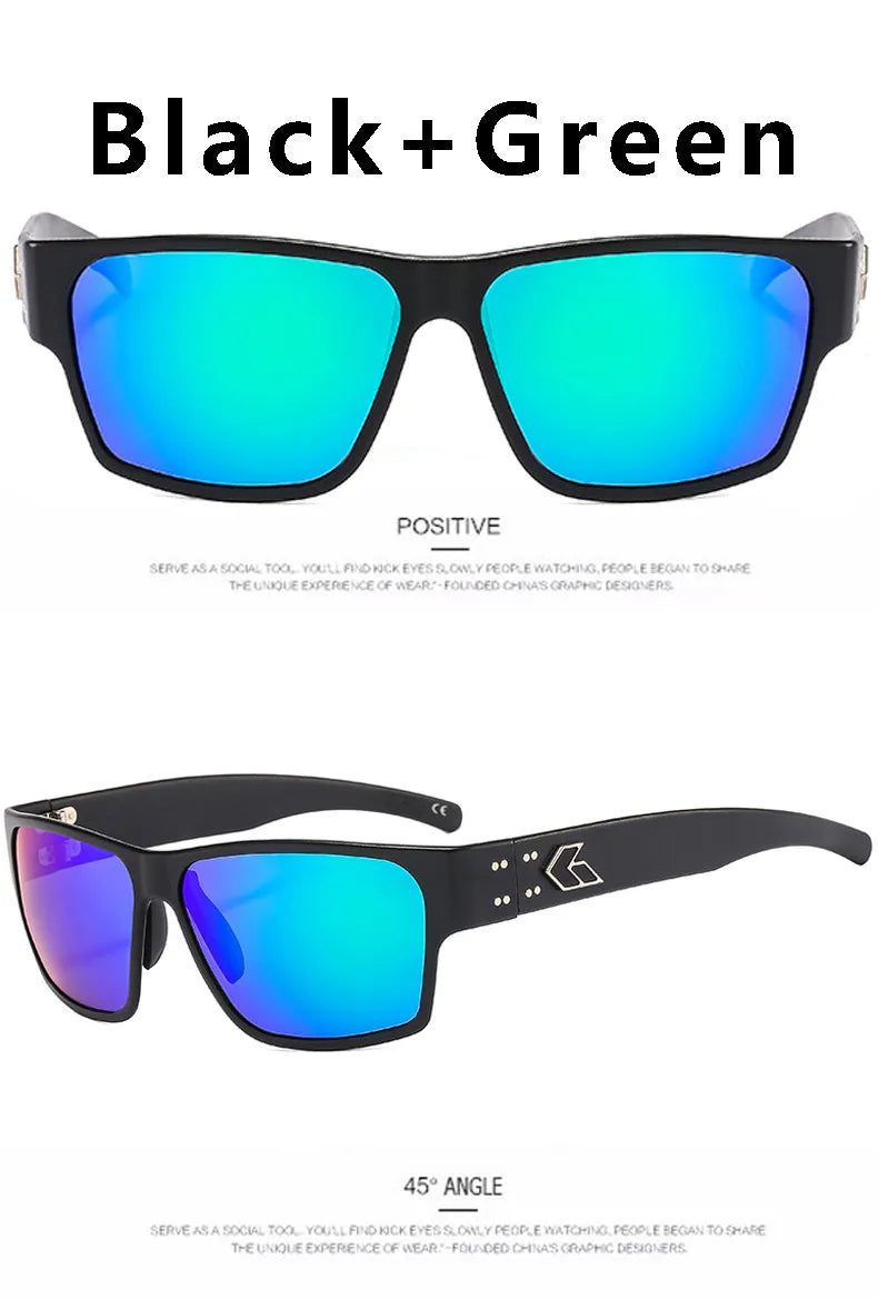 DELTA Men’s Polarized Sunglasses — Aluminum Magnesium Driving Glasses with UV400 Protection
