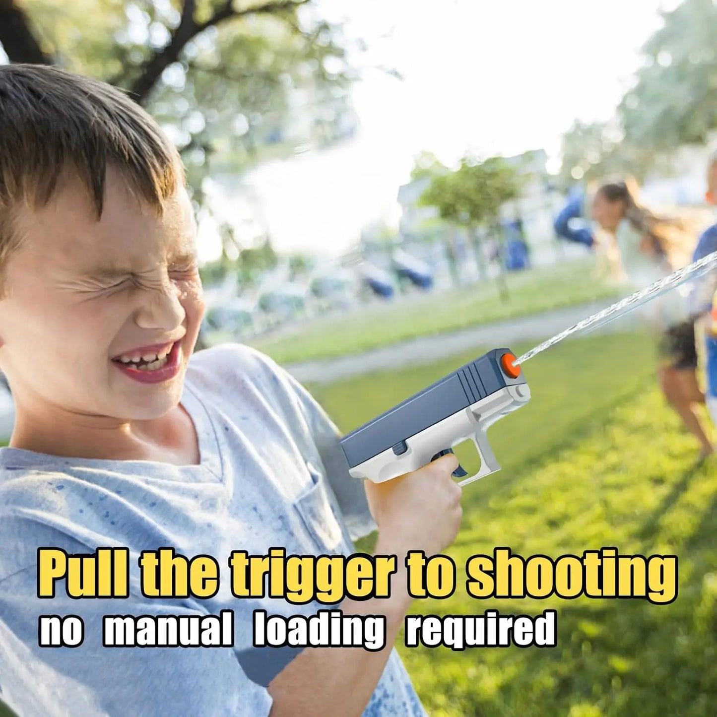 High-Pressure Non-Electric Summer Water Gun – Full Automatic Pistol for Kids, Boys, Girls & Adults