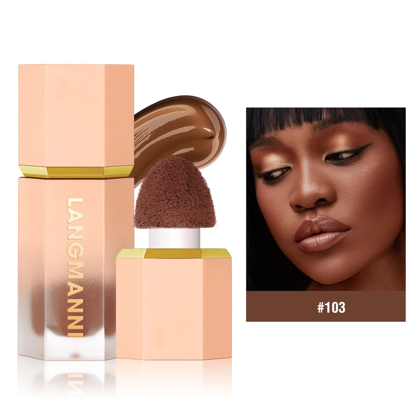 Three-Color Liquid Contouring Cream - Enhance Facial Contour for a Sculpted Look