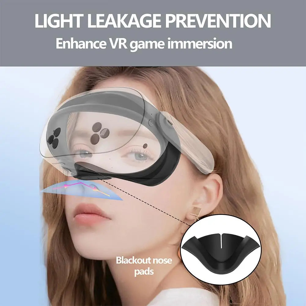 New VR Silicone Face Cover for Meta Quest 3S — Light-Leak & Sweat-Proof Replacement Mask Accessory