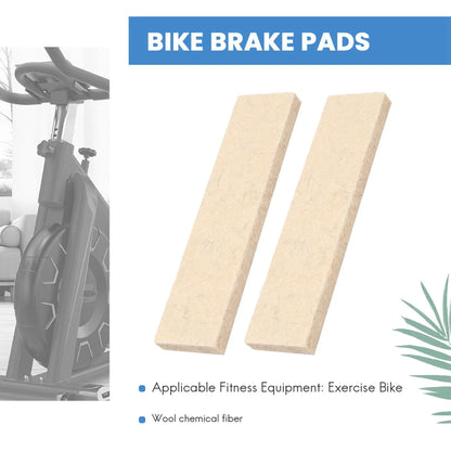 Exercise Bike Brake Pads – Wool Felt Resistance Drag Pad for Spinning Bike, Replacement Brake Pad Part