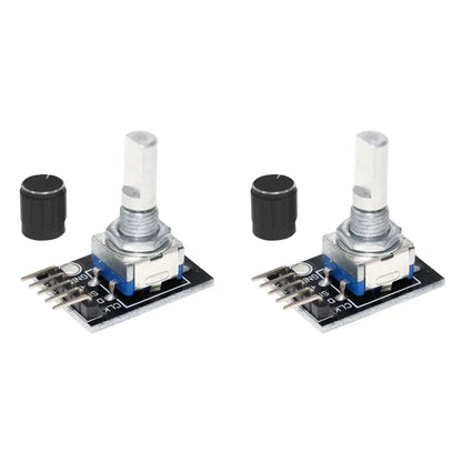 1-8PCS KY-040 Rotary Encoder Module - 360° Knob Switch Sensor Development Board for Arduino 5V DIY Projects