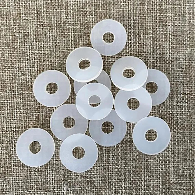 M2–M19 Plastic Nylon Flat Washers – Durable Assorted Sizes for Screws, Bolts & DIY Projects