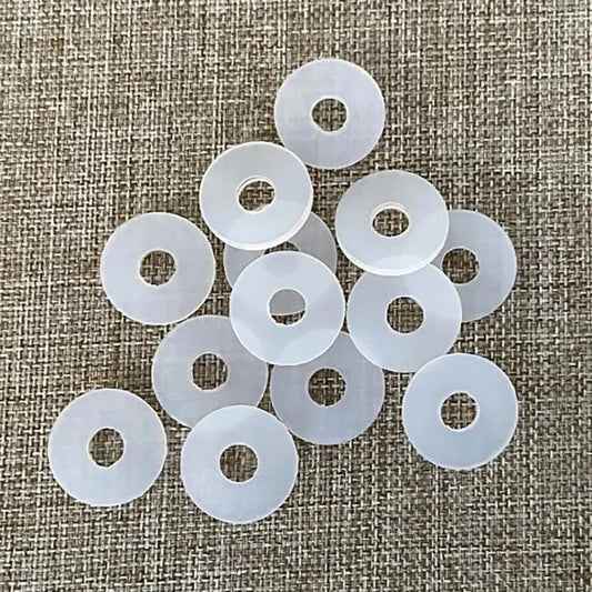 M2–M19 Plastic Nylon Flat Washers – Durable Assorted Sizes for Screws, Bolts & DIY Projects