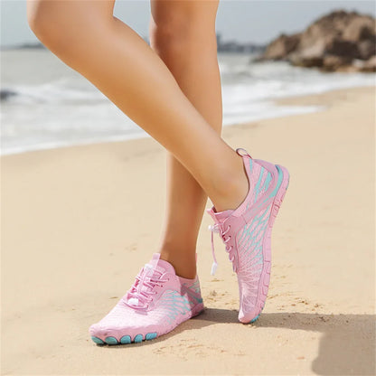 Unisex Aqua Water Shoes – Anti-Slip Quick-Dry Barefoot Sneakers for Beach, Swimming, Wading & Outdoor Activities