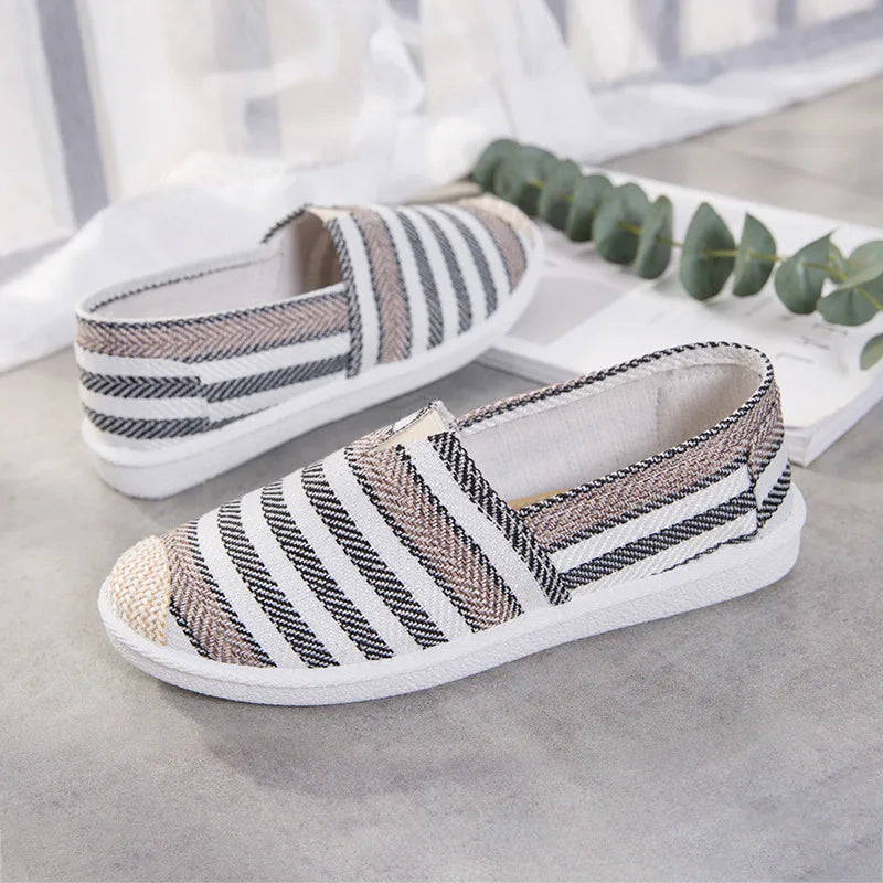 Women’s Summer Mesh Flat Shoes - Breathable Lightweight Slip-On Loafers & Casual Comfort Sneakers