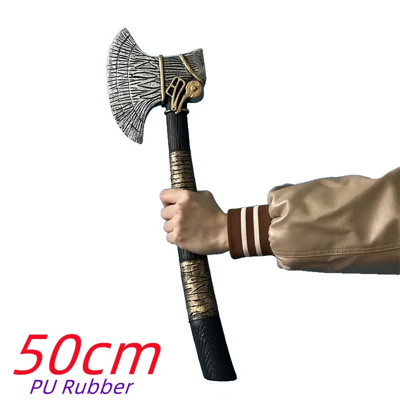 Halloween Cosplay Knife Prop - PU Safety Short Knife Replica for Role Playing & Costume Events
