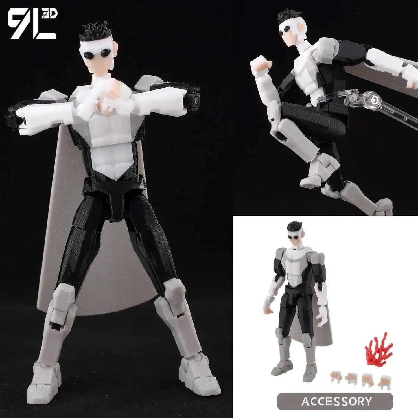 9LToyWodu Invincible Boy Action Figure – Anime Collectible Toy for Cosplay, Stop Motion & Birthday Gifts