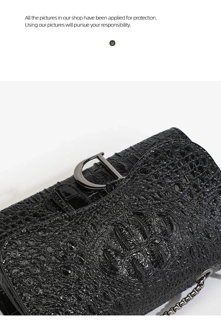 Women's Luxury Crossbody Handbag – Sequined Shoulder Messenger Bag with Chains, Casual Purses & Handbags