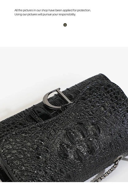 Women's Luxury Crossbody Handbag – Sequined Shoulder Messenger Bag with Chains, Casual Purses & Handbags