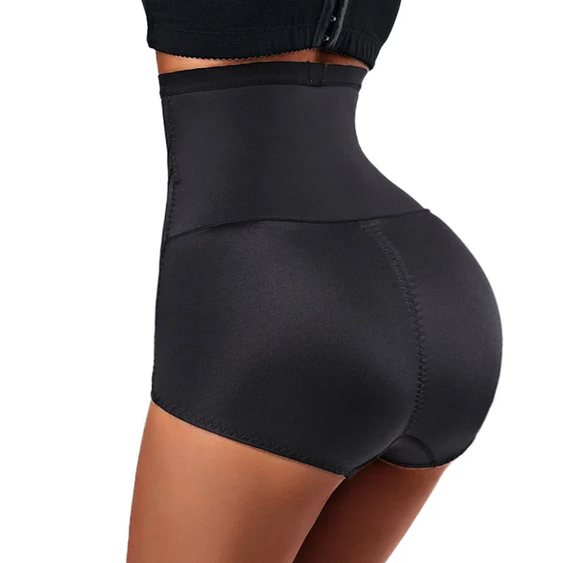 Sexy High-Waist Cross Body Shaper Panties – Women’s Tummy Control Slimming Shapewear Underwear
