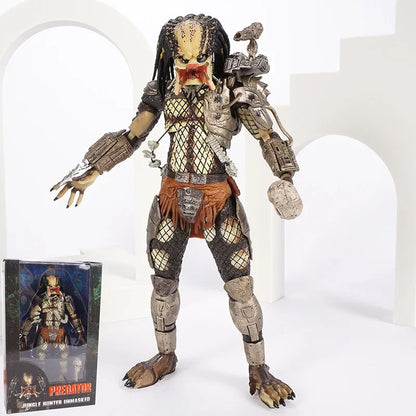 NECA Predator Jungle Hunter vs Alien Eggs Action Figure – 7 Inch Classic Movie PVC Collectible Model Toy