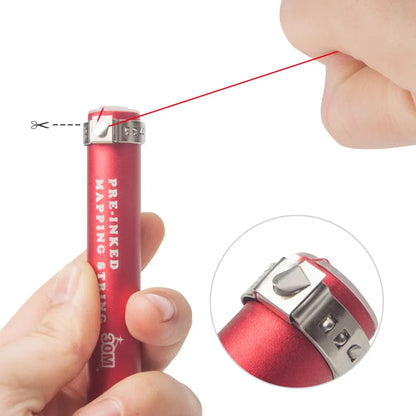 30m Pre-Inked Microblading Mapping String – White Eyebrow Marker Thread for Permanent Makeup & Tattoo Dyeing