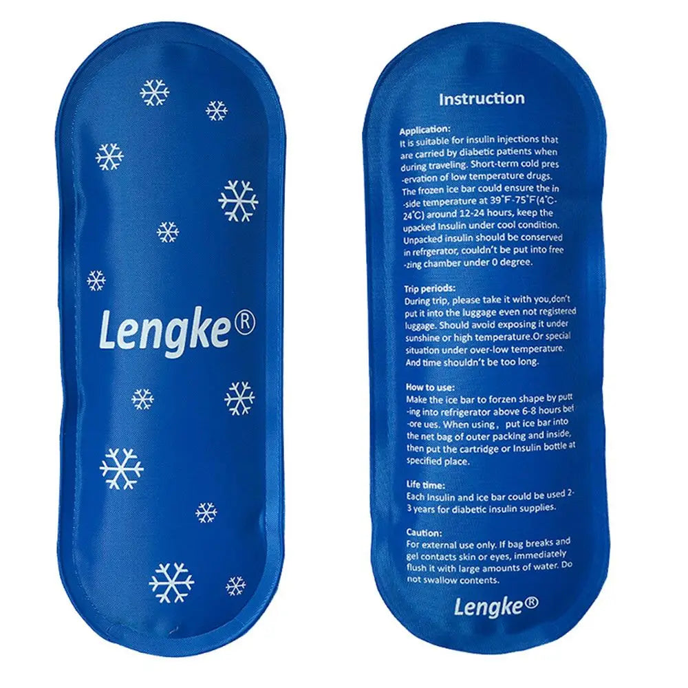 Portable Reusable Diabetic Insulin Cooling Bag – 1/3pcs Cold Gel Ice Pack Protector, Travel Cooler Case