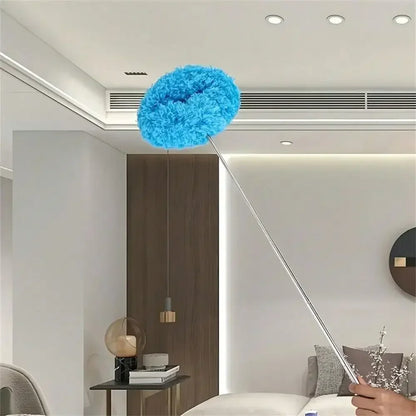 Extendable Microfiber Ceiling Fan Duster – Long Handle Dust Locking Reusable Cleaning Brush