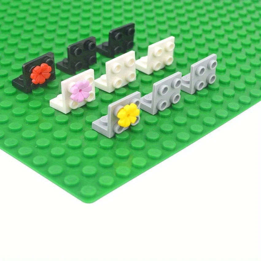 20pcs Figure Stand Base Plates – DIY Bracket for Building Blocks, Display and Assemble Brick Toys