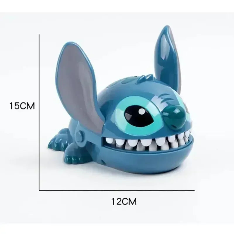 Disney Stitch Bite Finger Figures - Anime Dentist Push Teeth Game, Funny Toy Model for Kids, Baby Birthday Gift