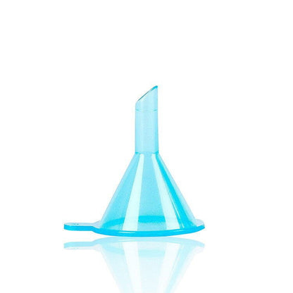 10-Piece Mini Plastic Funnels — Small Funnels for Essential Oil Bottles, Empty Lip Gloss Tubes, Perfume Bottles