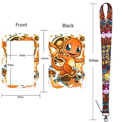 Pikachu Neck Strap Lanyard for Keys – ID Badge Holder, Keychain, Key Rings, Fashion Accessory Gift