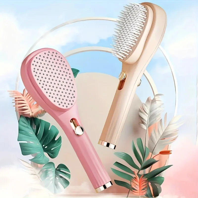 Magic Retractable Hair Comb – Anti-Static Scalp Massager & Detangling Brush for All Hair Types