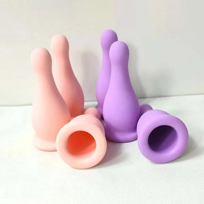 Silicone Vacuum Cupping Massage Set – Anti-Cellulite Body Cups & Facial Suction Cups for Face, Neck Lift, Gua Sha & Anti-Wrinkle Care