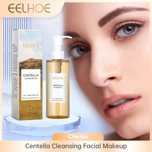 EELHOE Centella Cleansing Oil – Moisturizing Facial Makeup Remover for Sensitive Skin, Pore Shrinking & Deep Cleansing