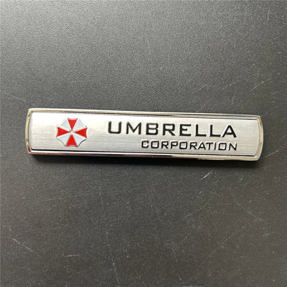 3D Aluminum Car Emblem - Umbrella Corporation Sticker Badge for Auto Styling & Decoration