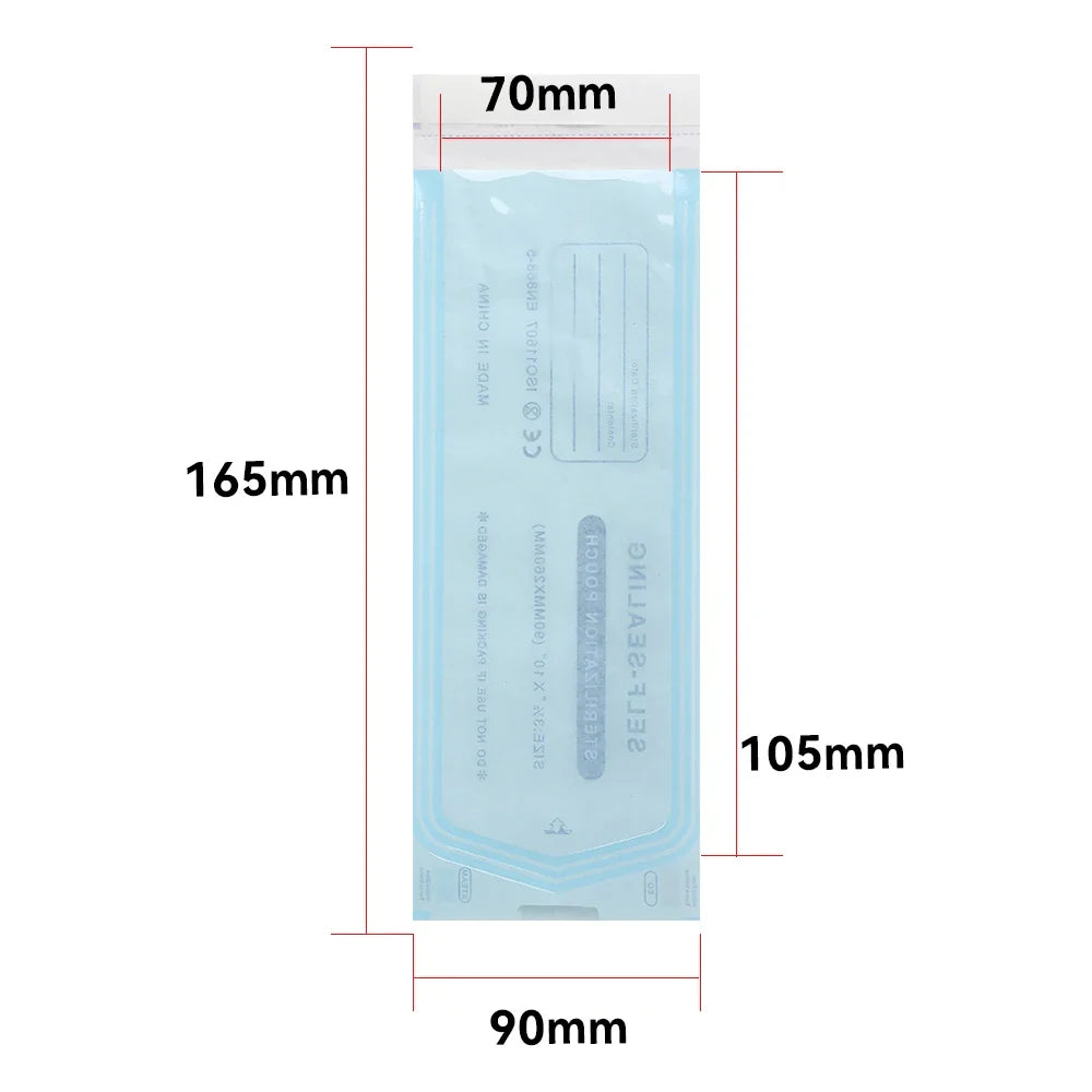 MAMBA Disposable Self-Sealing Sterilization Pouches – 10/20PCS Self-Adhesive Clean Bags for Tattoo Supplies