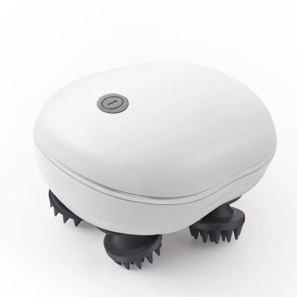 Electric Scalp Massager with Red Light Therapy – Antistress Body Massage Tool for Muscle Tension & Tiredness Relief