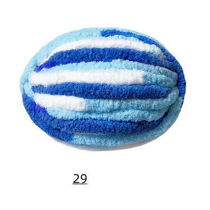 250g Extra Thick Ice Chenille Yarn Ball for Hand Knitting – Soft DIY Blanket, Cushion, Scarf & Pet Bed Yarn for Craft Projects