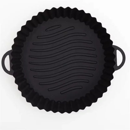 Reusable Silicone Air Fryer Liners Food Safe Non-Stick Pot for Air Fryer Basket Accessories