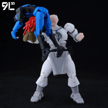 3D Printed Invincible 2.0 Superheroes Action Figures – Multi-Jointed Anime Toy Model Ornaments Gifts