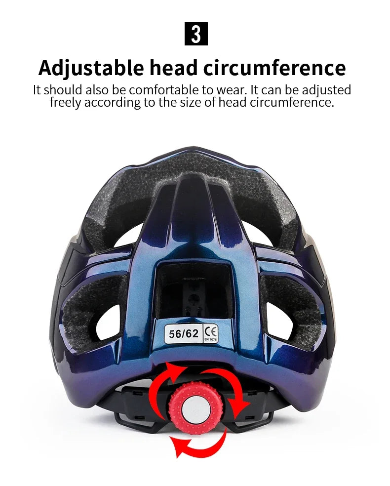 BATFOX MTB Road & Mountain Bike Helmet – Ultralight Integrally Molded Cycling Safety Helmet for Men & Women Bicycle Riding Casco Ciclismo Gear