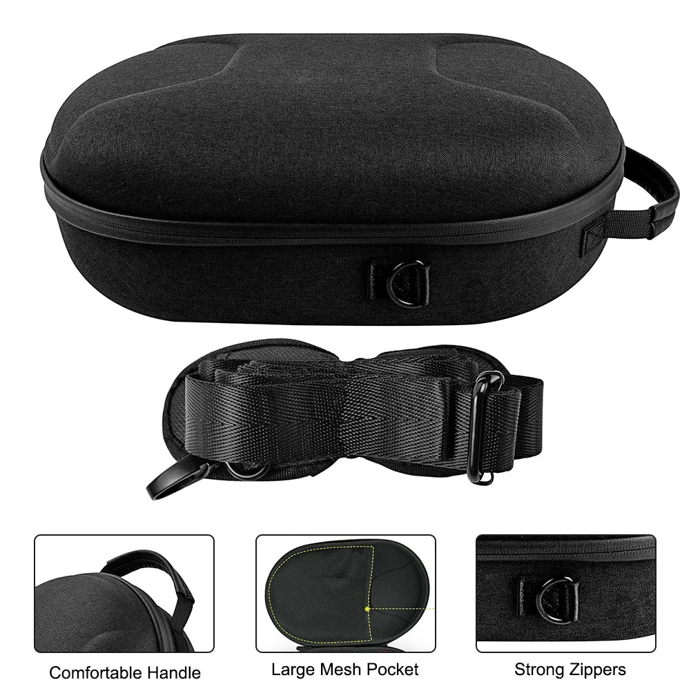 EVA Waterproof Portable Storage Bag for Meta Quest 3 – Shockproof, Anti-Scratch Crossbody with Adjustable Shoulder Strap