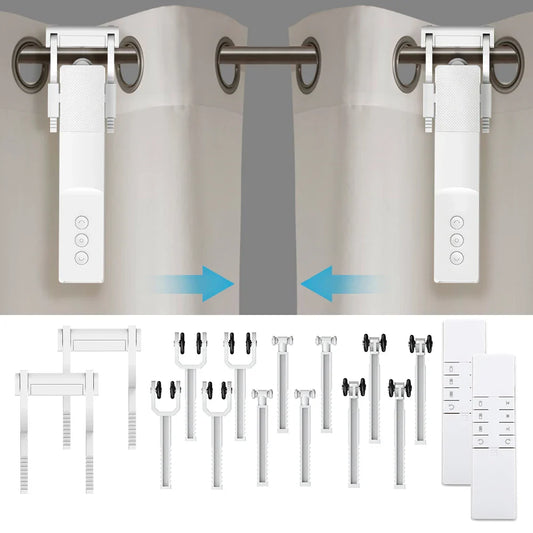 Zigbee Smart Curtain Driver Robot – For Roman I & U Type Tracks, Alexa & Google Home Control, Zemismart Motor Drivers
