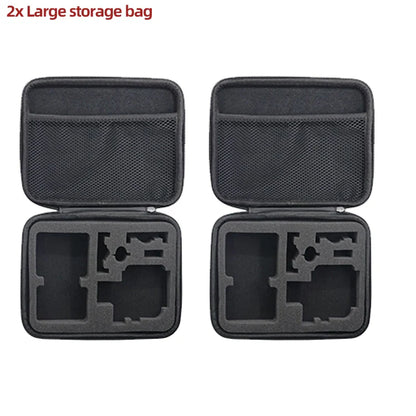 Large Carry Case Storage & Travel Bag for GoPro Hero 13–8, Insta360 X5–X3, DJI Action 5–3, AKASO, SJCAM