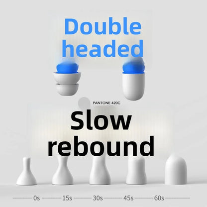 Professional Noise-Canceling Earplugs - Reusable Ultra-Quiet Sound Blocking Earplugs for Sleep, Study & Dorms