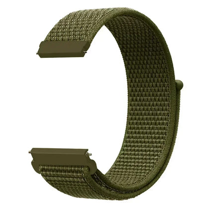 22mm Sport Nylon Loop Watch Band – Breathable Replacement Wristband for NORTH EDGE APACHE-46 Smartwatch, Durable Adjustable Strap
