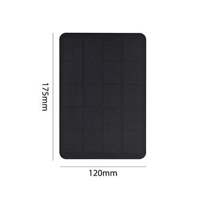 10W 5V Solar Panel Charger – 2 in 1 Micro USB & Type-C for Security Cameras & Small Home Light Systems