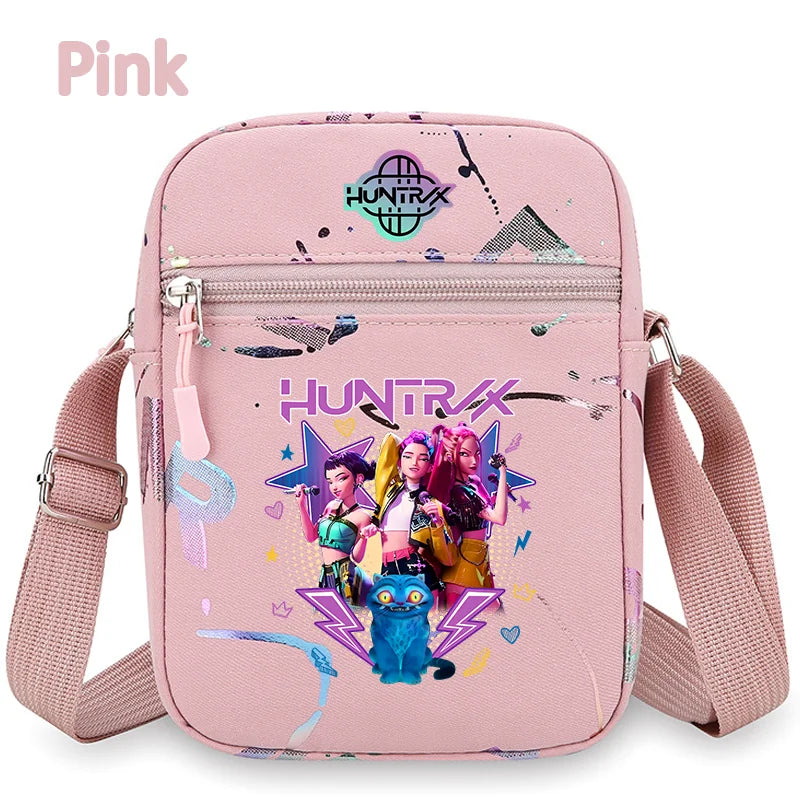 K-Pop Demon Hunters Crossbody Phone Bag – HUNTRX Rumi Huntrix Coin Wallet Shoulder Purse